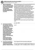 PN  Mental  Health  Online  Practice  2023  questions and answers 100&percnt; pass