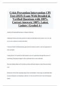 Bundled CPI &lpar;2025&rpar;&vert; 15 Papers With Detailed & Verified Questions with 100&percnt; Correct Answers &vert; 100&percnt; Solved &vert; Graded A &vert; 100&percnt; Guaranteed Success