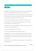 Amazon Interview Exam Questions and Answers 100&percnt; Pass