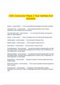 CSX Conductor Training Certification Bundled Exam Verified and updated&period;