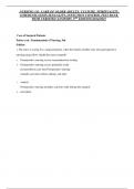  NURSING 311&colon; CARE OF OLDER ADULTS&colon; CULTURE&comma; SPIRITUALITY&comma; COMMUNICATION&comma; SEXUALITY&comma; INFECTION CONTROL TEST BANK WITH VERIFIED ANSWERS  9TH EDITION&sol;2024&sol;2025