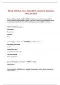 MCCN 205 New Final Exam With Complete Solutions 100&percnt; Verified