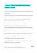 CMN 10V Exam Study Guide Questions and Answers &vert; revised