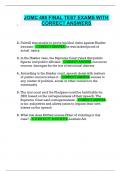 JOMC 486 FINAL TEST EXAMS WITH CORRECT ANSWERS