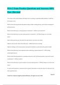 FOA 2 Exam Practice Questions and Answers 100&percnt; Pass &vert;Revised