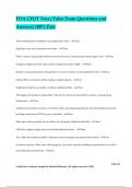 FOA Comprehensive Bundled Tests and Study Guides Questions and Answers 100&percnt; Pass&comma; Guaranteed
