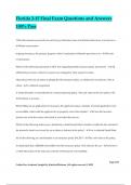 Florida 2-15 Final Exam Questions and Answers 100&percnt; Pass