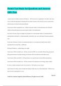 Permit Test Study Set Questions and Answers 100&percnt; Pass