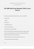 HS 3400 Exam Package Deal&period;