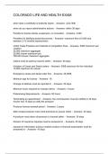 COLORADO LIFE AND HEALTH EXAM