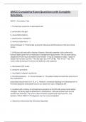 ANCC Cumulative Exam Questions with Complete Solutions&period;