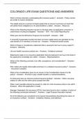 COLORADO LIFE EXAM QUESTIONS AND ANSWERS