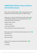 AMEDD BOLC Midterm Exam Questions with Verified Answers &vert;Latest 2024&sol;2025