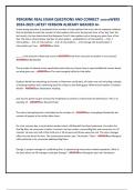 PERGRINE REAL EXAM QUESTIONS AND CORRECT ANSWERWERS 2024-2025 LATEST VERSION ALREADY GRADED A&plus; 