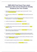 EMR ASHI Final Exam Prep Latest  Questions with Correct Solutions&vert; Already  Graded A&vert; Ace Your Grades&period;