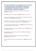 EPA 608 UNIVERSAL EXAM 2024-2025 ACTUAL EXAM  ALL 250 QUESTIONS AND CORRECT DETAILED  ANSWERWERS WITH RATIONALES &lpar;VERIFIED ANSWERWERS&rpar; &vert;ALREADY GRADED A&plus;   Where does refrigerant go after it leaves the purge unit of a low-pressure centrifugal system&quest; 