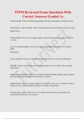 ITPM Reviewed Exam Questions With  Correct Answers Graded A&plus; 