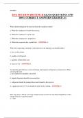EPA SECTION 608 TYPE II EXAM QUESTIONS AND 100&percnt; CORRECT ANSWERS GRADED A&plus;
