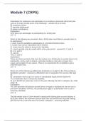 Module 7 &lpar;CRPS&rpar; Questions and Answers Rated A&plus;