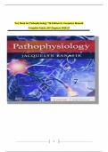 Test Bank for Pathophysiology 7th Edition by Jacquelyn Banasik Complete Guide&vert; All Chapters&vert; 2024&sol;25