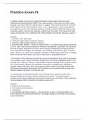 Practice Exam -1&comma; Questions and Answers