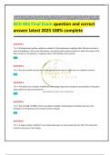 BCH 403 Final Exam question and correct answer latest 2025 100&percnt; complete 