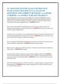 NC ADJUSTER LICENSE EXAM AND PRACTICE  EXAM LATEST 2024-2025 ACTUAL EXAM 150  QUESTIONS AND CORRECT DETAILED ANSWERWERS &lpar;VERIFIED ANSWERWERS&rpar; &vert;ALREADY GRADED A&plus;  