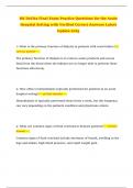 RN DaVita Final Exam Practice Questions for the Acute Hospital Setting with Verified Correct Answers Latest Update 2025