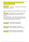RADT 5105 Final Exam Questions And Answers 2025 Update 