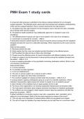 PMH Exam 1 study cards QUESTIONS AND CORRECT DETAILED ANSWERS WITH RATIONALES 2025&sol;2026&lpar;VERIFIED ANSWERS&rpar; &vert;ALREADY GRADED A&plus;
