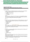 Test Bank for Understanding Pathophysiology 6th Edition Huether&comma; Kathryn