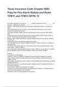 Texas Insurance Code Chapter 6002 Prep for Fire Alarm Statute and Rules TFM11 and TFM12 NFPA 72 QUESTIONS AND CORRECT DETAILED ANSWERS WITH RATIONALES 2025&sol;2026&lpar;VERIFIED ANSWERS&rpar; &vert;ALREADY GRADED A&plus;