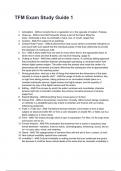 TFM  EXAM 2026&sol;2027 Questions And Correct  Detailed  Answers With Rationales &lpar;complete bundle&rpar;