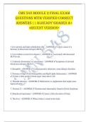 CMN 548 MODULE 2 FINAL EXAM  QUESTIONS WITH VERIFIED CORRECT  ANSWERS &vert;&vert; ALREADY GRADED A&plus;  <RECENT VERSION> 