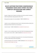 RN ATI CAPSTONE PROCTORED COMPREHENSIVE ASSESSMENT EXAM LATEST UPDATE THIS YEAR COMPLETE 300 QUESTIONS AND CORRECT ANSWERS