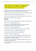 EMT FISDAP FINAL EXAM COMPLETE 200 QUESTIONS AND CORRECT VERIFIED ANSWERS 2023 &vert;WELL GRADED A&plus;