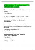 HPEX 300 Final Exam Questions With 100&percnt; Correct Answers 