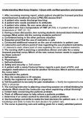 Understanding Med-Surg Chapter 1 Exam with verified question and answer