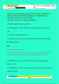 CDEO EXAM PREP QUESTIONS AND CORRECT  DETAILED ANSWERS &vert;ALREADY GRADED A&plus;  LATEST UPDATE &vert; 2024-2025