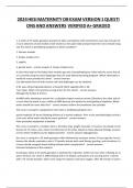 HESI OB&sol;Maternity