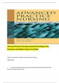 Advanced practice nursing essential knowledge for the profession 3rd edition denisco test bank