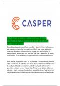   CASPer comprehensive TEST defined and solved accurately rated a plus 