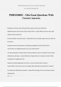 PHRM30002 &ndash; Glia Exam Questions With Correct Answers
