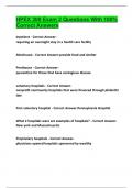 HPEX 300 Exam 2 Questions With 100&percnt; Correct Answers 2025