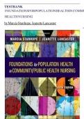Test bank - public health nursing&colon; Population-Centered Health Care in the Community 10th edition &lpar;Stanhope&comma;2024&rpar;&comma; Latest Edition &vert;&vert; All Chapters