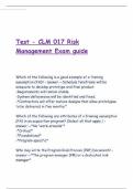 Test - CLM 017 Risk Management Exam guide