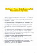   Washington Drivers Guide Questions And Answers Latest Top Score&period;