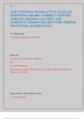 NURS 5334 ANTIMICROBIAL REVIEW EXAM&vert;&vert; NUR5334 ADVANCED PHARMACOLOGY FOR NP EXAM&vert;&vert; NURS 5334 EXAM 1-3&vert;&vert; NURS 5334 ADVANCED PHARMACOTHERAPEUTICS FINAL REVIEW EXAM&vert;&vert; ACTUAL EXAM 2024-2025 QUESTIONS AND 100&percnt; CORRECT ANSWERS ALREADY GRADED A&plus;&vert;&vert; LATEST AND FULL