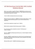 CIT 594 Final Exam Full Set With 100&percnt; Verified Solutions Newest