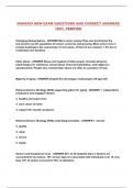 NURS209 NEW EXAM QUESTIONS AND CORRECT ANSWERS 100&percnt; VERIFIED